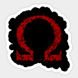 Omega (Red) Sticker